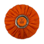 Heavy Cut Clear Dipped Airway Buffing Wheels - Orange Ruffy Airway - 10"