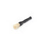 Boar Hair Brush - Natural Black Boar Hair - Short Handle - Black