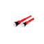 TriGrip Synthetic Bristles Brush  Set - Red